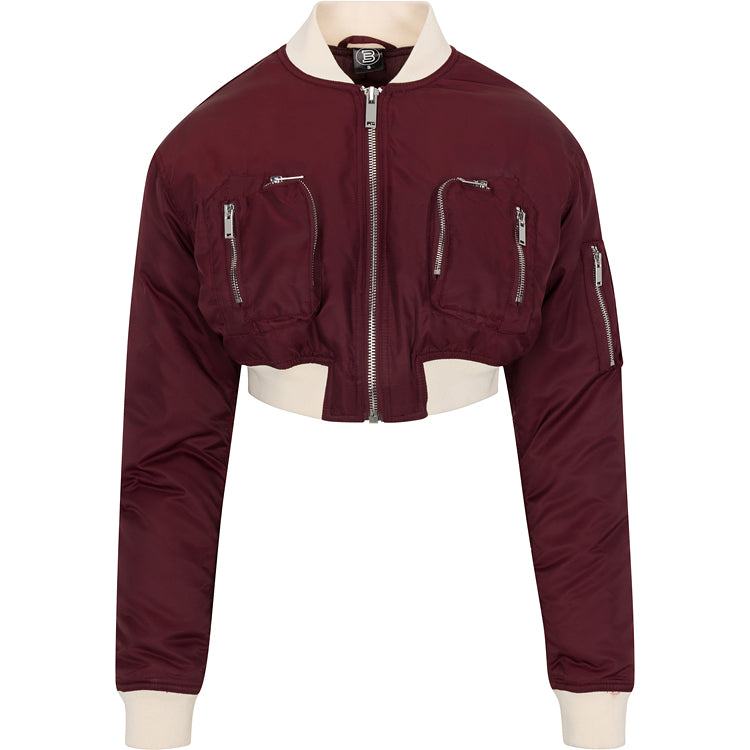 Short bomber jacket