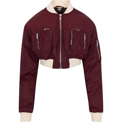 Short bomber jacket