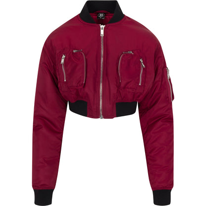Short bomber jacket