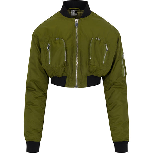 Short bomber jacket