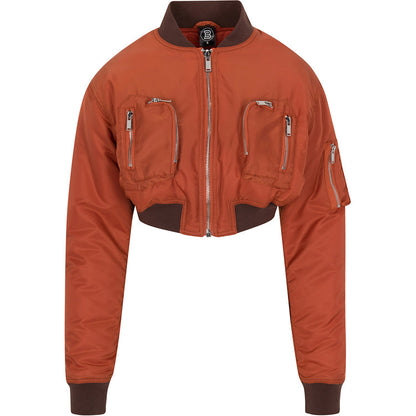 Short bomber jacket