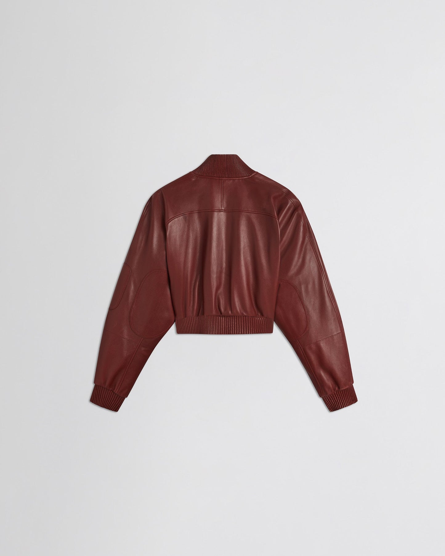 Bomber leather jacket