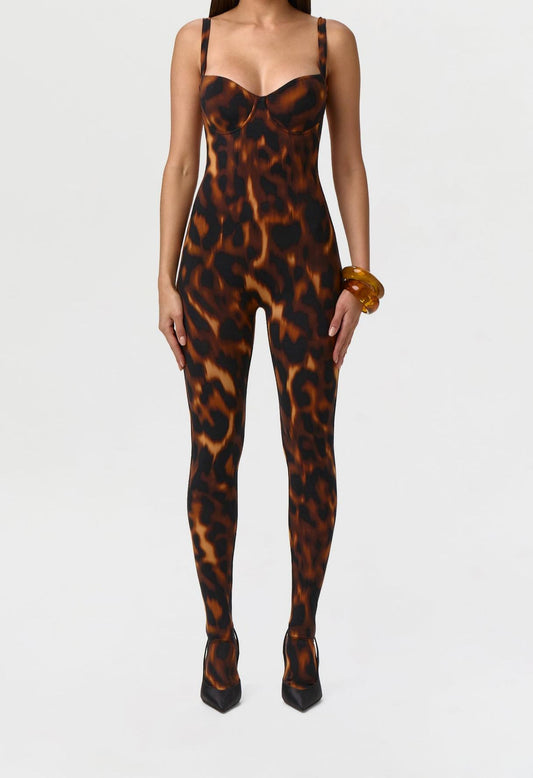 Sweetheart neckline backless jumpsuit