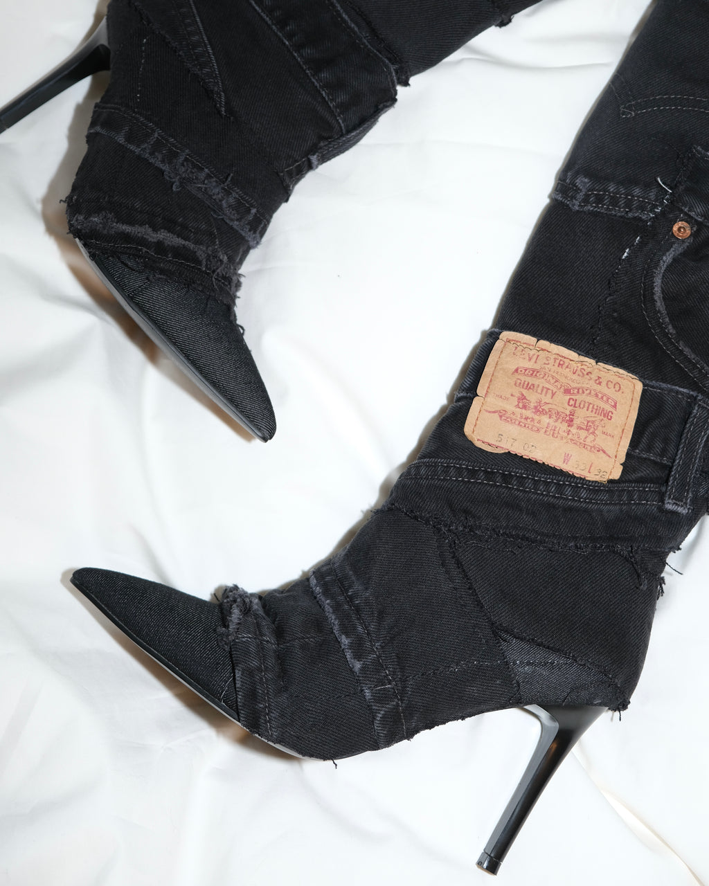 Patchwork cowboy boots