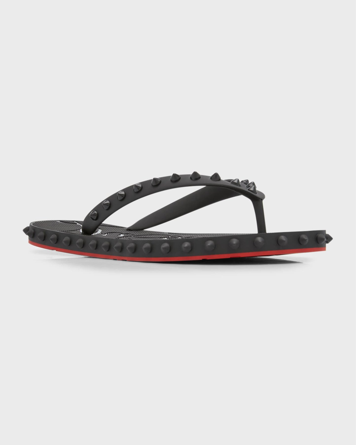 Rubber studded flip flops
