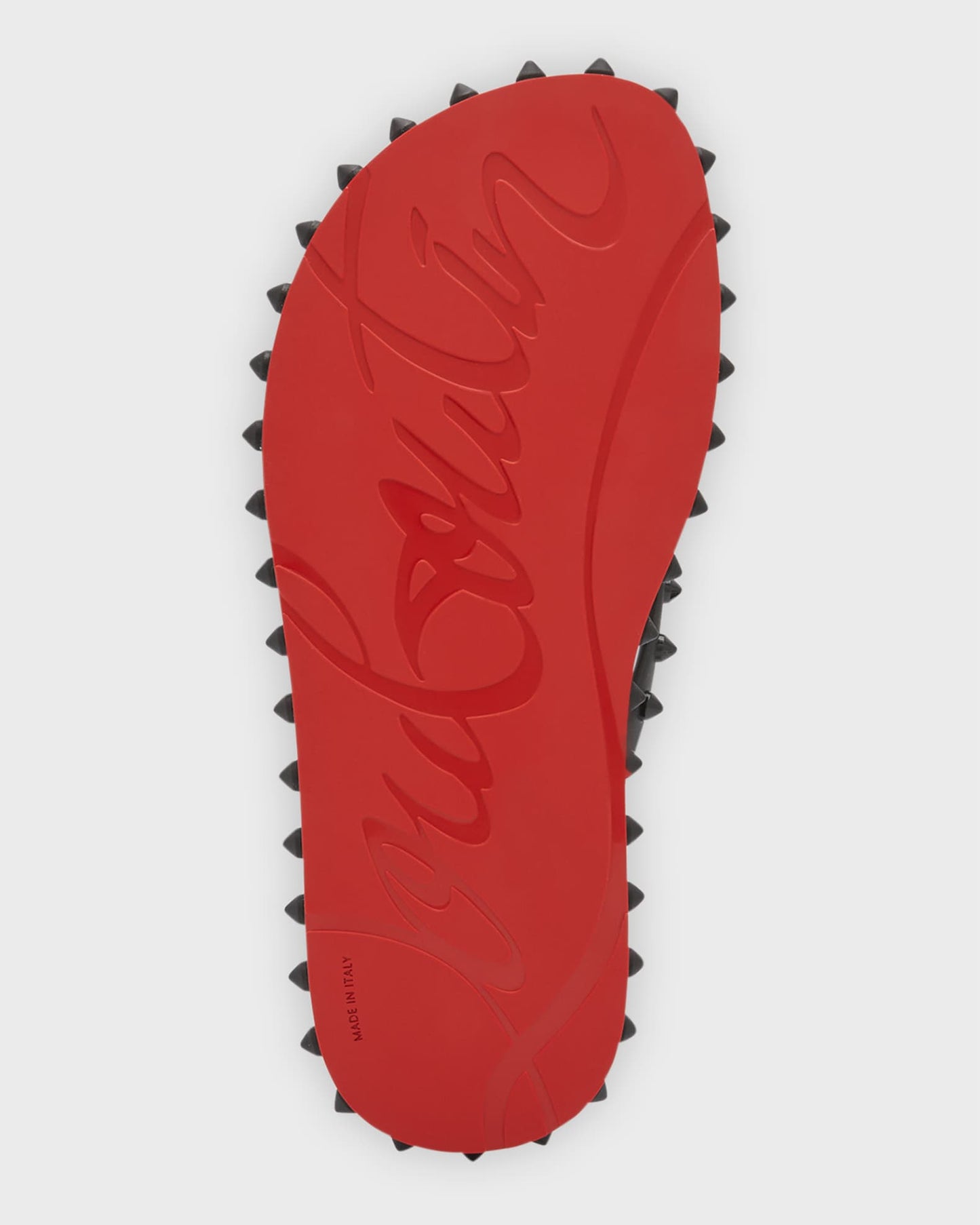 Rubber studded flip flops
