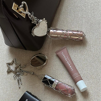 Stainless steel lipstick set pendant