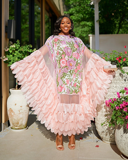Floral-print maxi dress