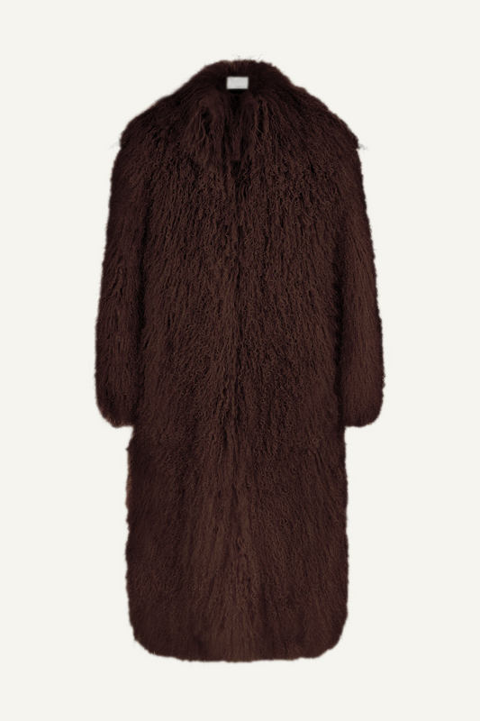 Shearling Maxi Coat