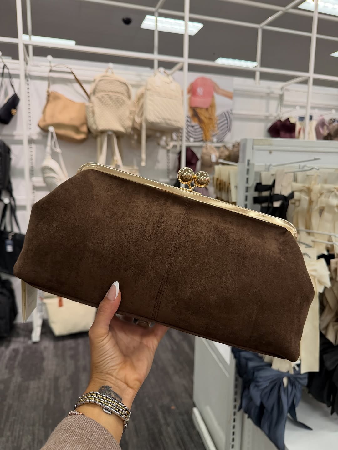 Kiss Lock Clutch Bag