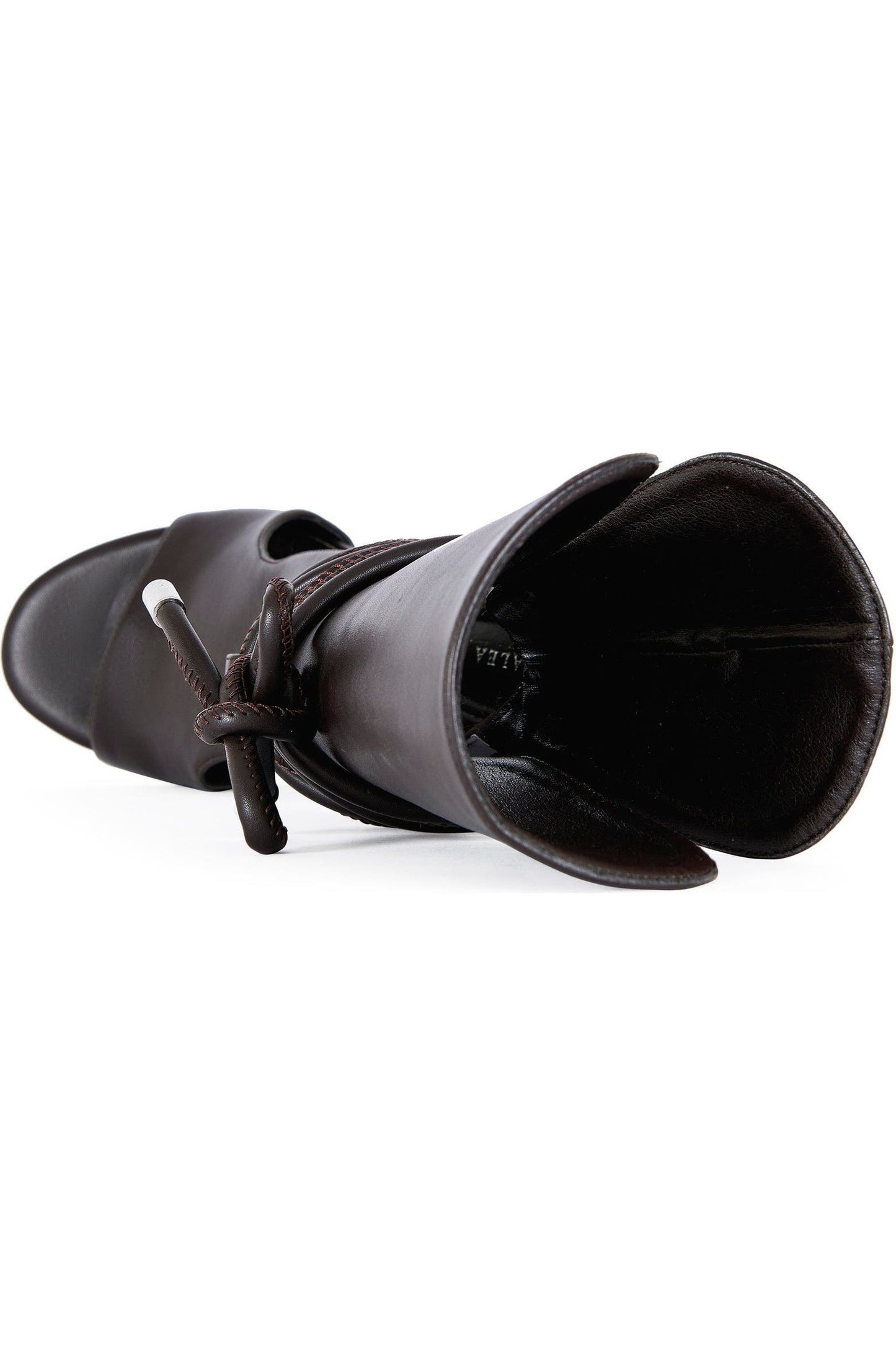 Wrap-around wedge-heeled sandal-boots