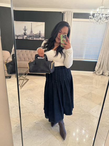 Double-opening handheld mailbox bag