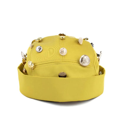 Fashion Buckle Buttons Brimless Hat