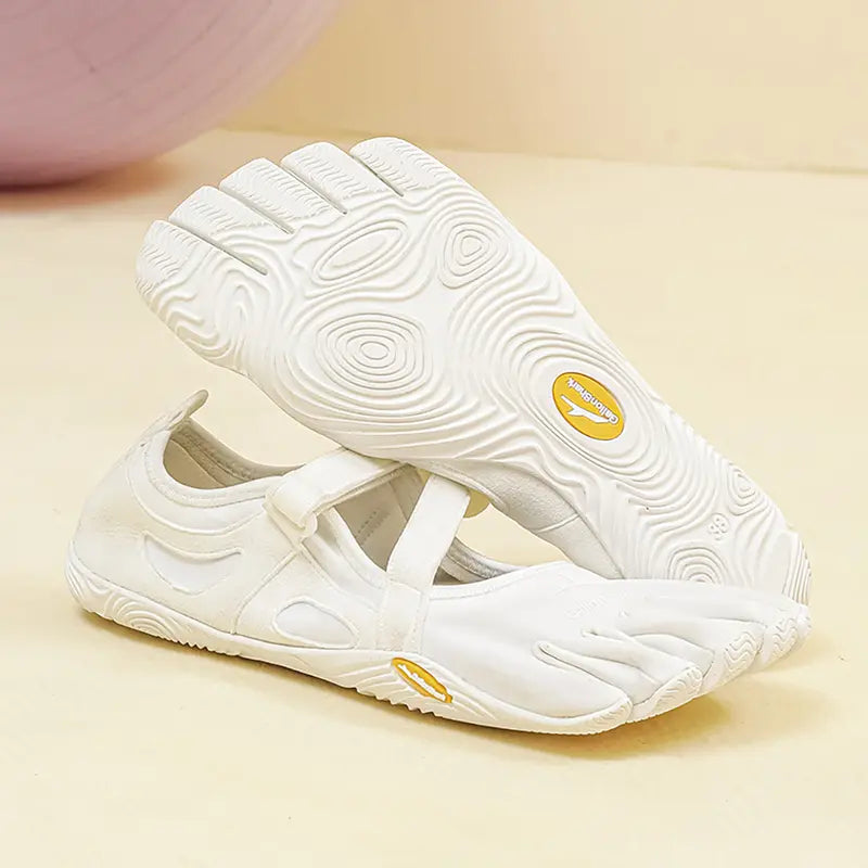 Multifunctional, Ultra-Portable Women's Shoes with Hook-and-Loop Closure