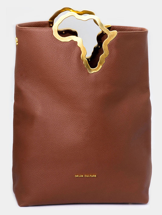 Full-Grain Leather Convertible Clutch