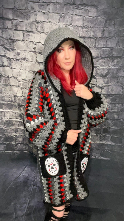 Crystal Lake Cozy Hooded Cardigan