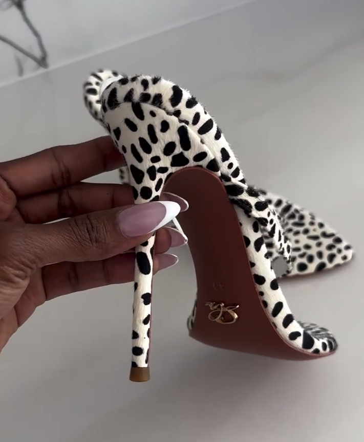Dalmatian Print Stiletto Heels