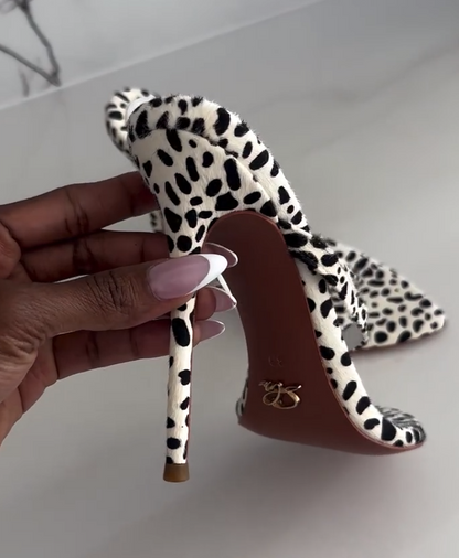 Dalmatian Print Stiletto Heels