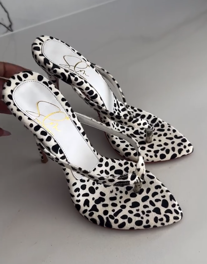 Dalmatian Print Stiletto Heels