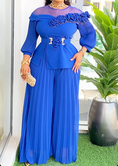 The Elegant 3D Flower 2pc Set