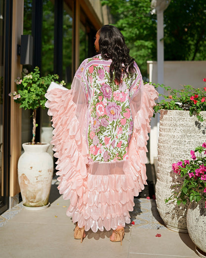 Floral-print maxi dress