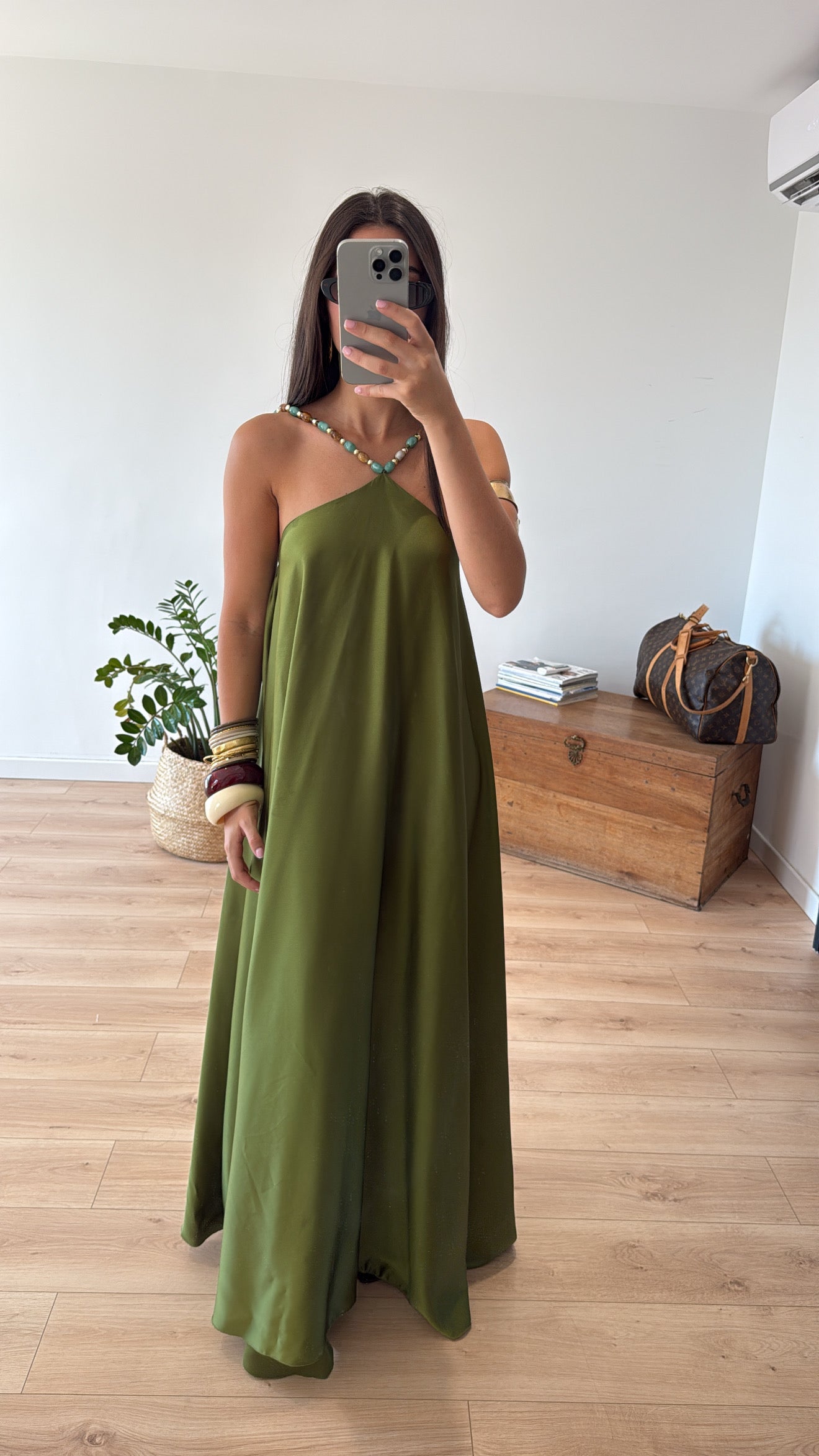 "Sophie" Black Long Gown