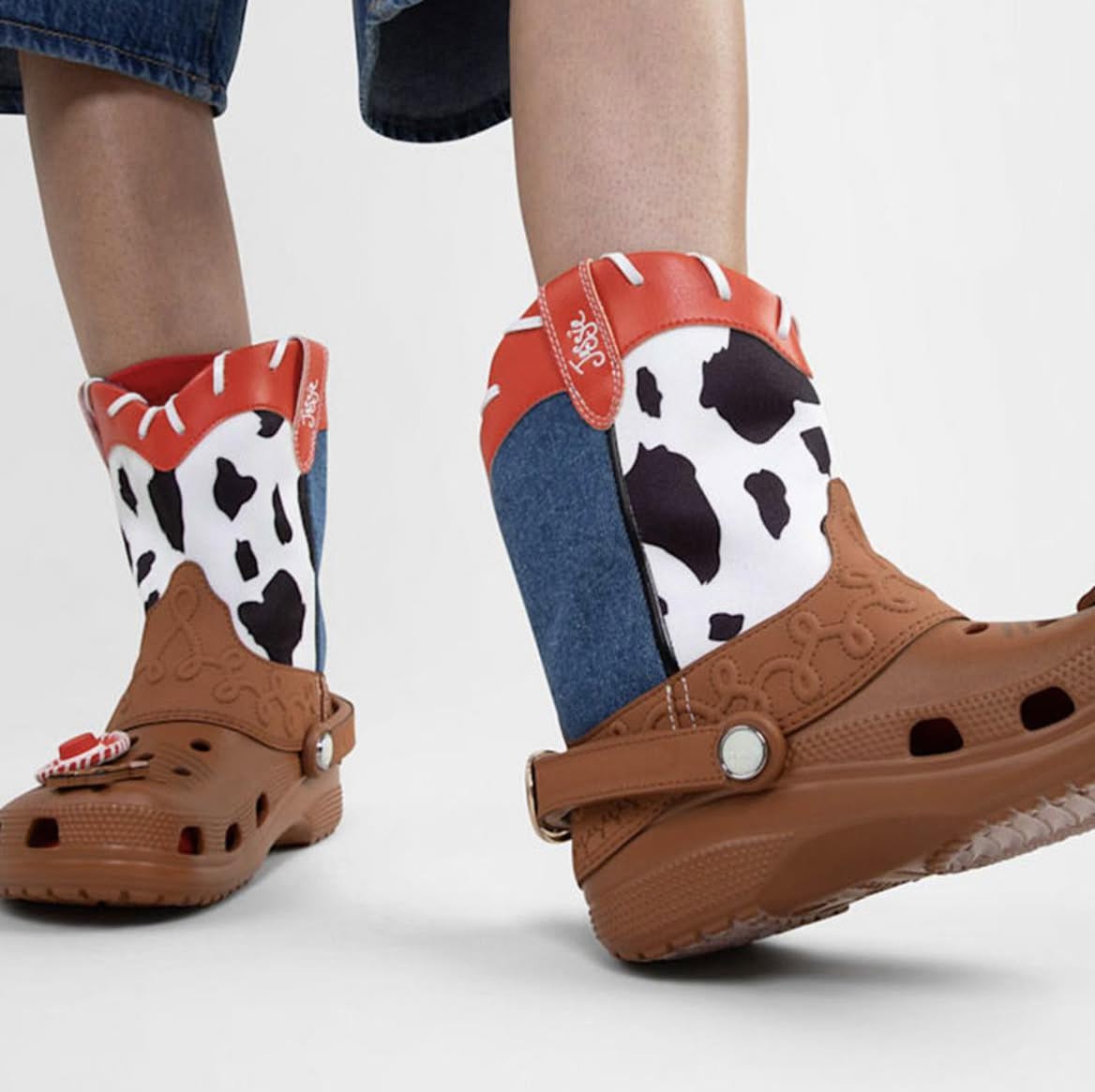 Woody Cowboy-Style Clog Boots