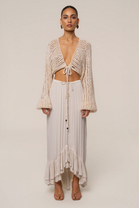 Ivory Deep Waters Crochet Top