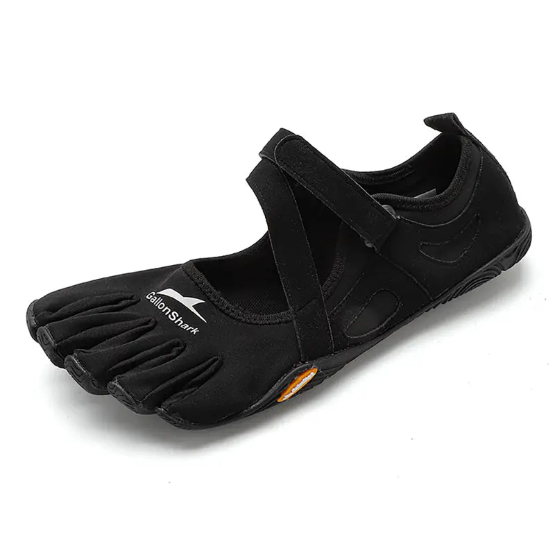 Multifunctional, Ultra-Portable Women's Shoes with Hook-and-Loop Closure