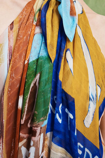 Asymmetrical handkerchief skirt