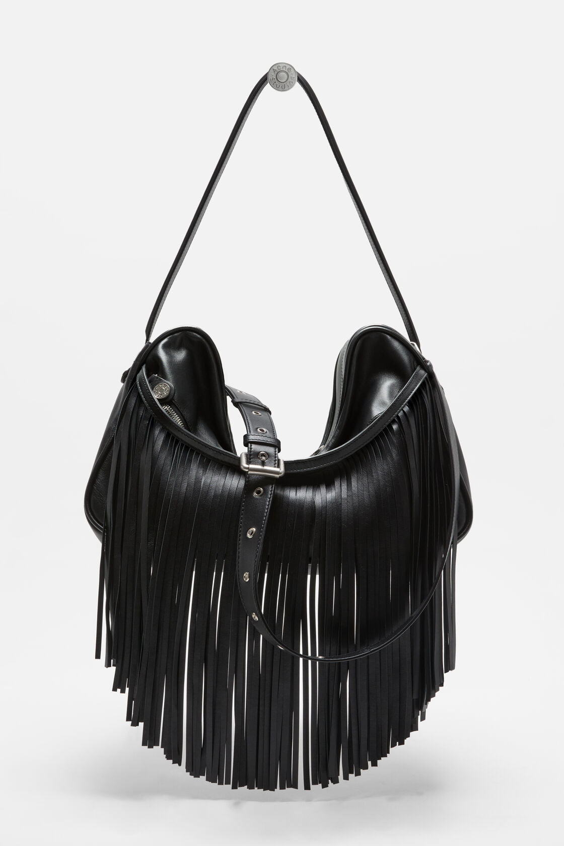 Camera Fringed Shoulder Bag