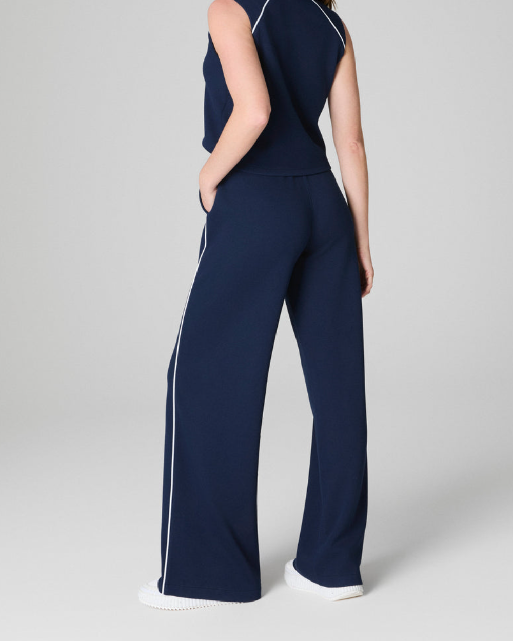Sleeveless Mockneck Jumpsuit