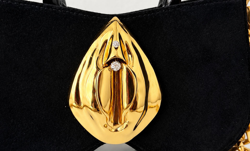 Sculptural Velvet Handbag