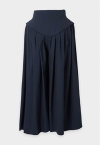 BASQUE PLEATED PANT - Trousers - navy