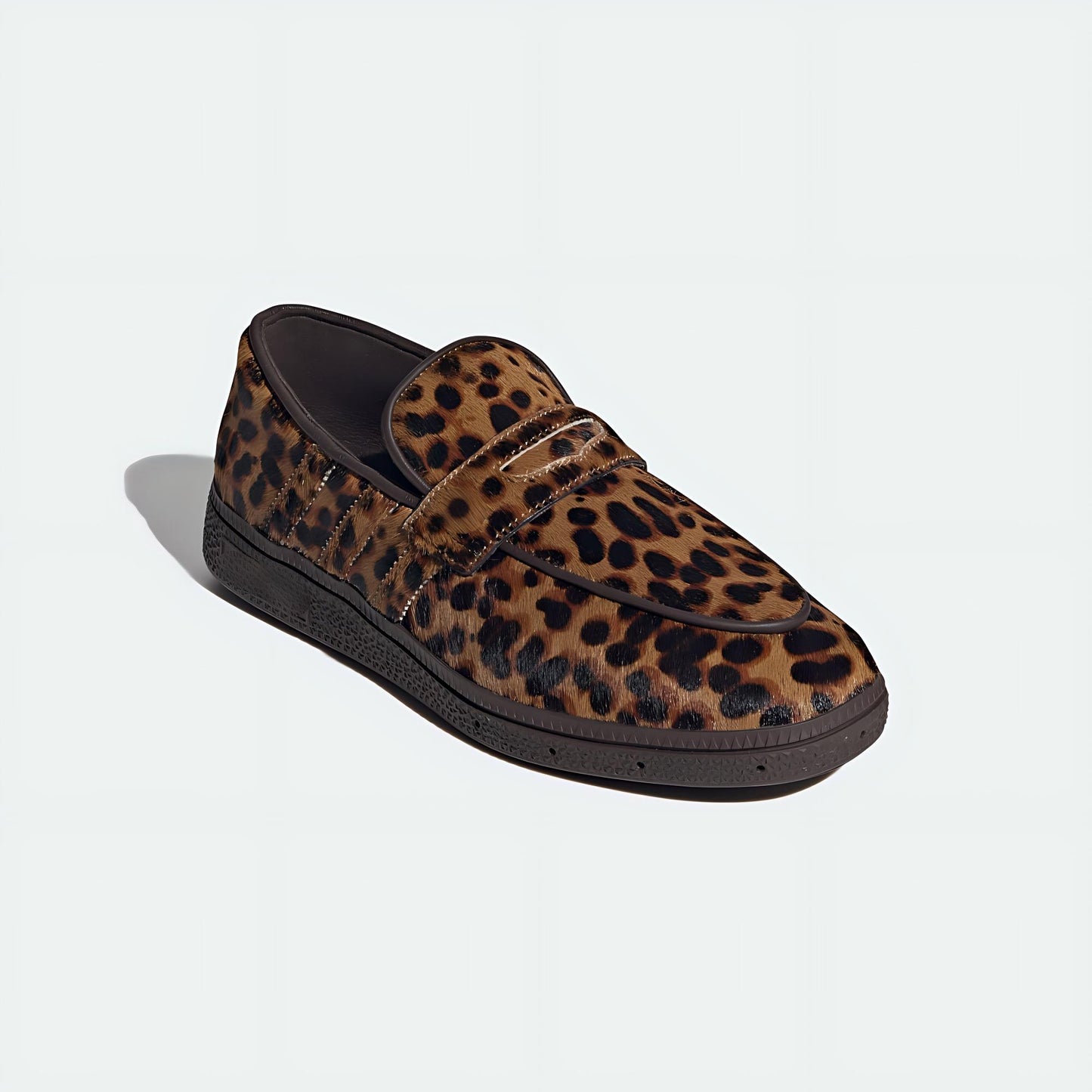 Leopard print loafers