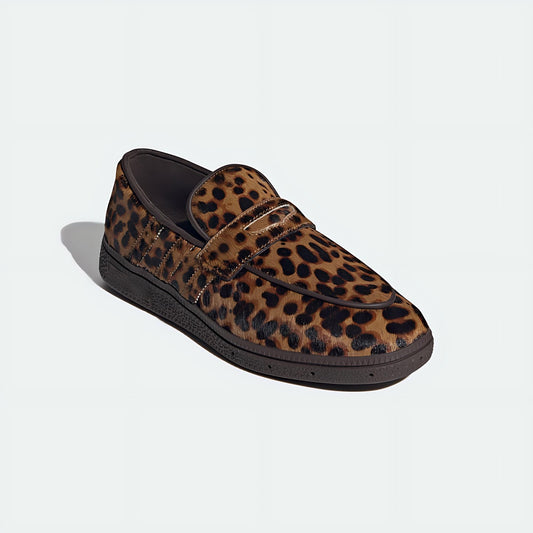 Leopard print loafers