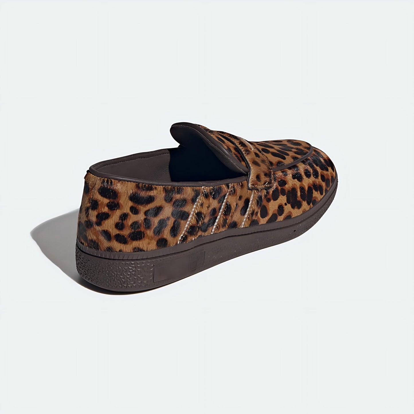 Leopard print loafers