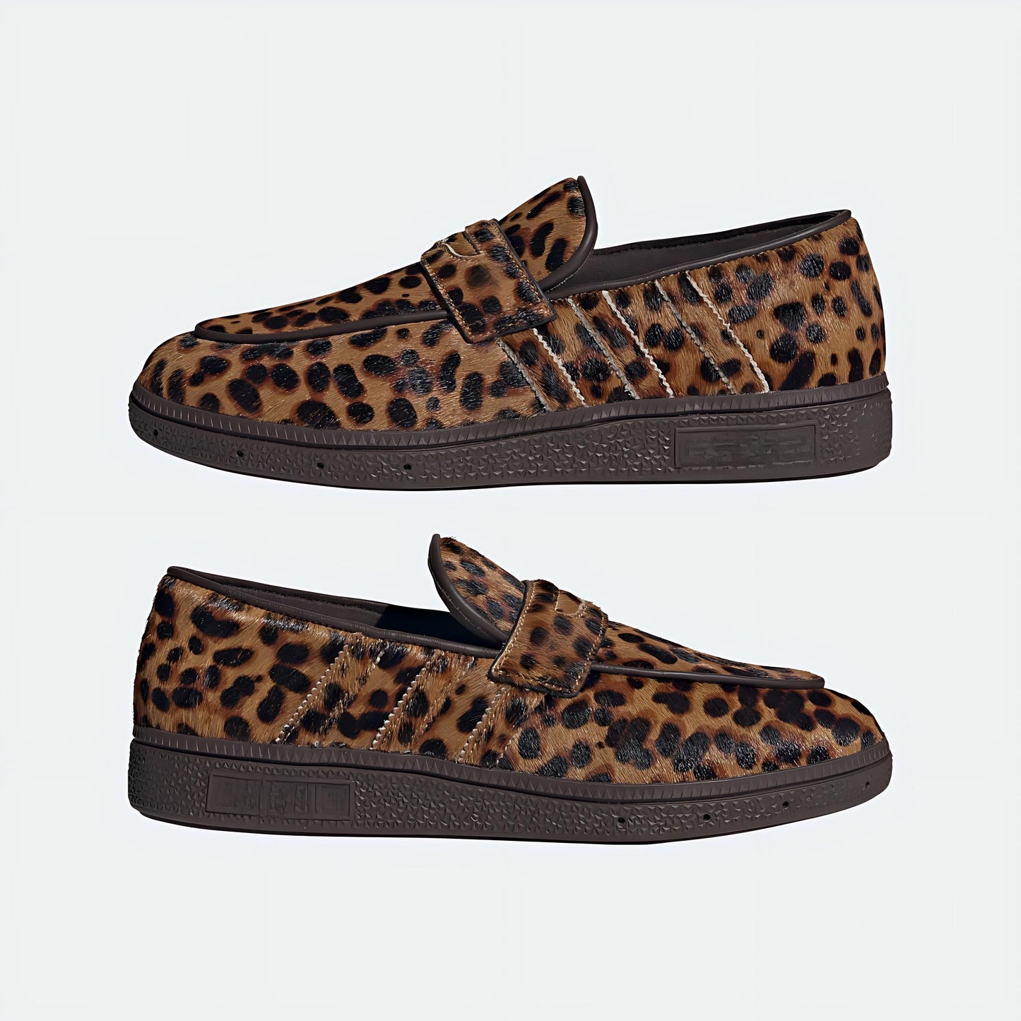 Leopard print loafers