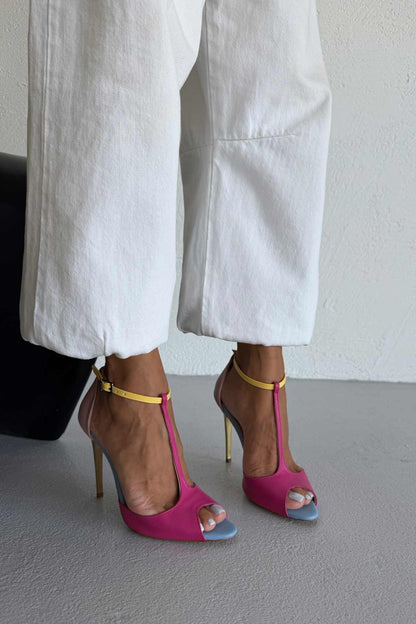 10cm colorful stiletto heels