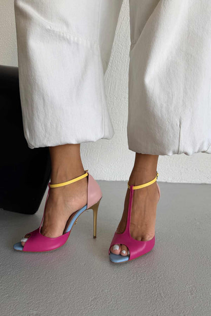 10cm colorful stiletto heels