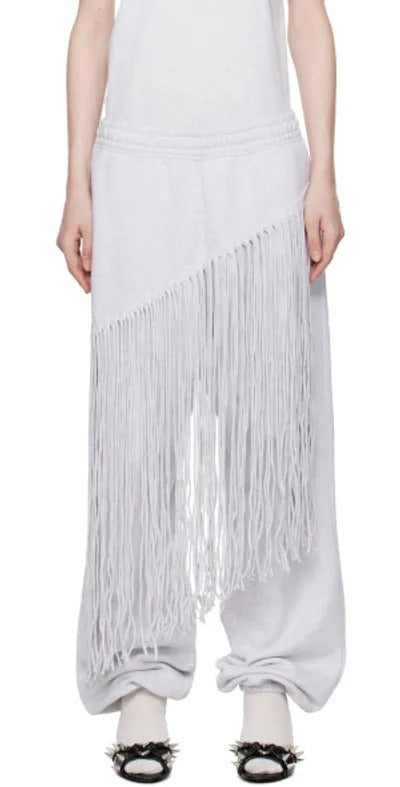 Gray Fringe Lounge Pants