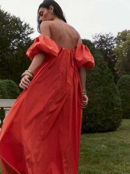 Elegant Red Evening Dress