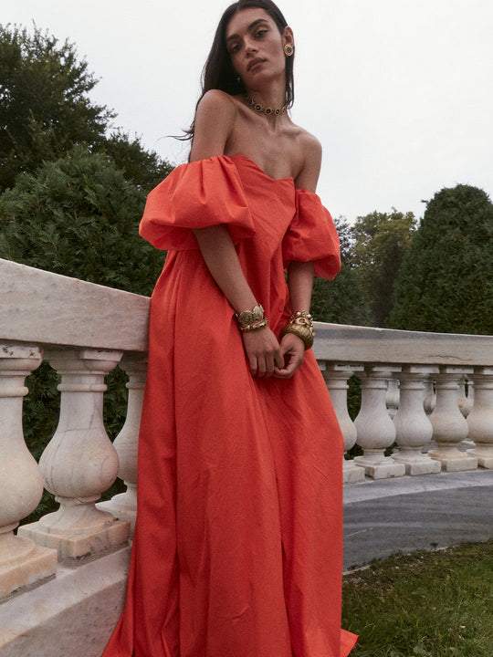 Elegant Red Evening Dress