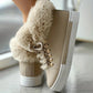 Women's Solid Color Snow Boots