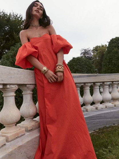 Elegant Red Evening Dress