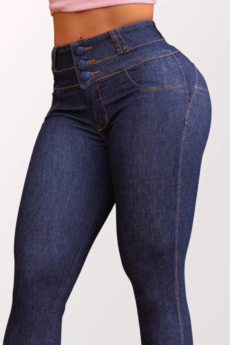 Butt lifting and shaping jeans