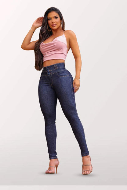 Butt lifting and shaping jeans