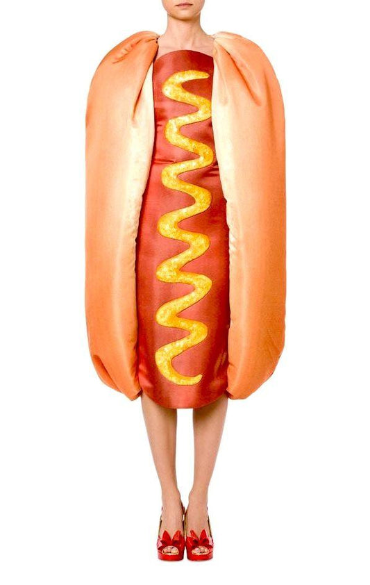 Hot dog suit two piece set