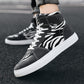New Leopard Print High Top Sneakers