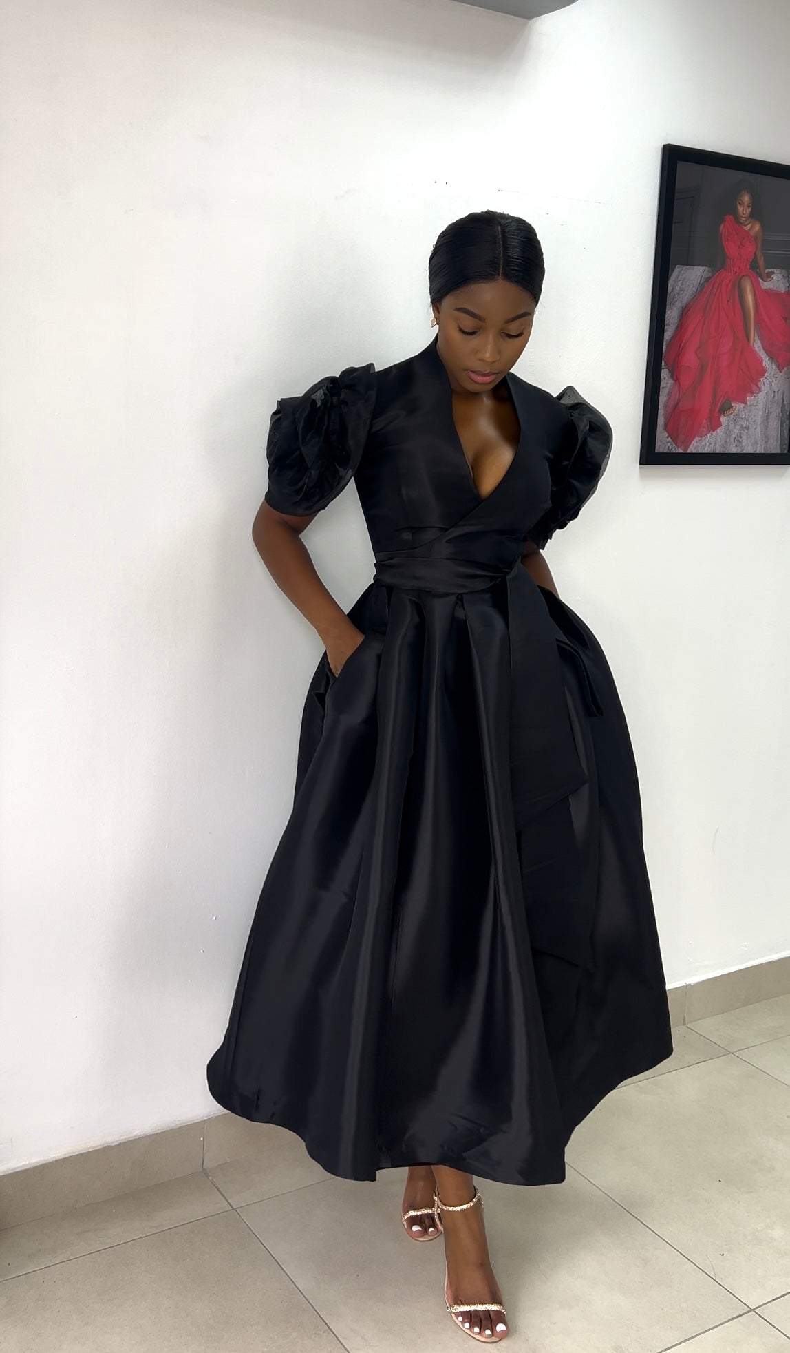 Black princess dress